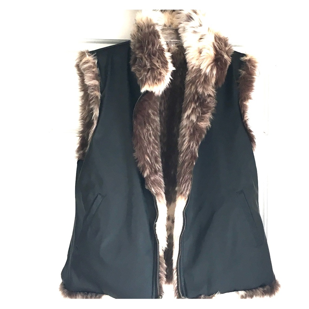 Reversible Faux Fur Vest